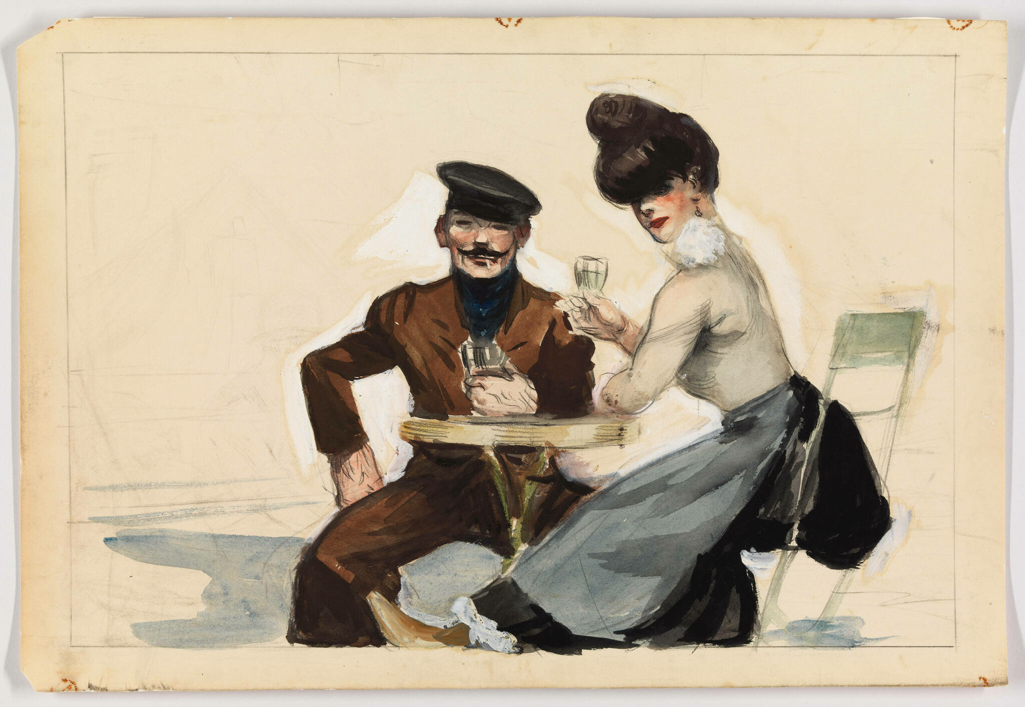 Couple drinking - Edward Hopper.png