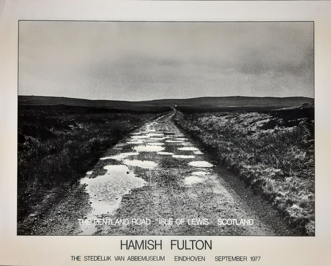 Hamish Fulton  The Pentland Road Isle of Lewis Scotland  The Stedelijk van Abbemuseum, 1977.jpg